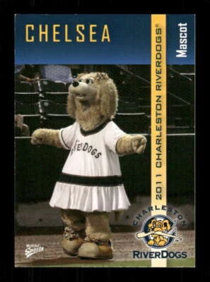 2011 MultiAd Sports Charleston Riverdogs 35 Chelsea Mascot BXCP24 - Image 1 of 2