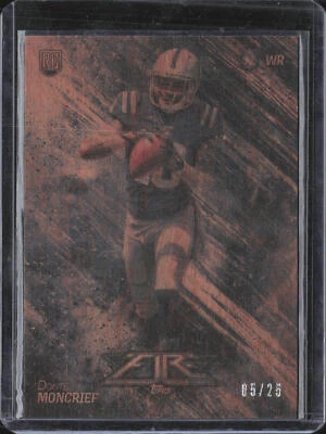 2014 Topps Fire #127 Donte Moncrief Fire Wood #/25 - Image 1 of 2