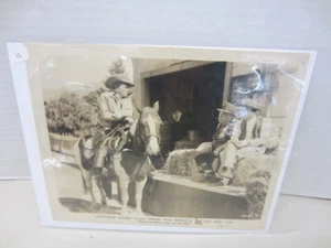 #13 Vintage THE LOST TRAIL Lobby Card, Press Photo, Movie Still western 8x10 B&W - Picture 1 of 2
