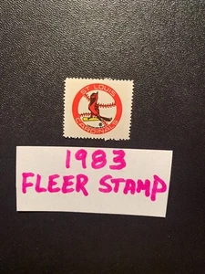 St. Louis Cardinals 1983 Team Logo 1983 FLEER STAMP MNH - Picture 1 of 1