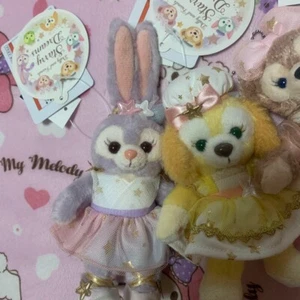 Tokyo DisneySea Starry Dreams Stella Lou Shellie Mae Cookie Ann plush badge NEW - Picture 1 of 6