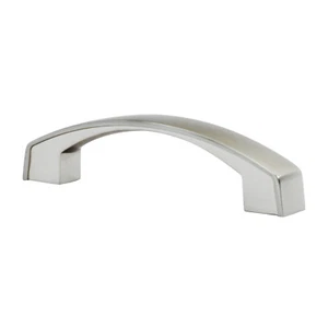 Gabinete de cocina de níquel cepillado estilo arco 3-3/4" mango de tracción P252896BN - Imagen 1 de 5
