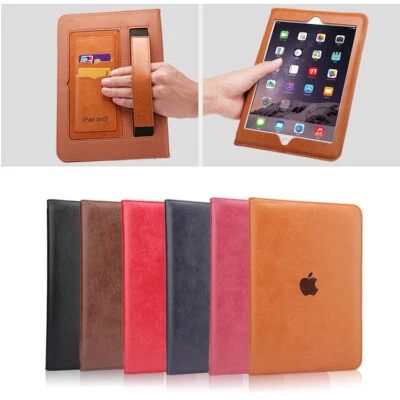Leather Shockproof Stand Case For iPad 5 6 9.7 Air 1 2 Mini 3 4 Pro 10.5 11 12.9 - Image 1 of 4