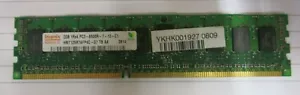 Hynix HMT125R7AFP4C-G7 2GB 1Rx4 PC3-8500 DDR3 ECC 240P CL7 RDIMM Memory - Picture 1 of 3