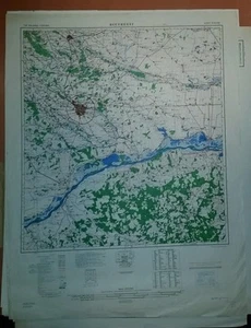 1948US Ejército Mapas Rumanía 14 Hojas Ams M506 Gsgs 4412 - Picture 1 of 12