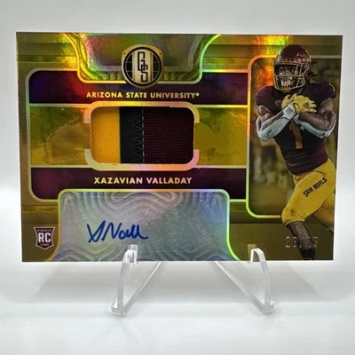 2023 Gold Standard DP: #GS-XV Xazavian Valladay RPA /25 RC  - Image 1 of 2