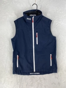 Helly Hansen Vest Adult Medium Blue Crew Sailing Water Wind Resistant Full Zip - Picture 1 of 17