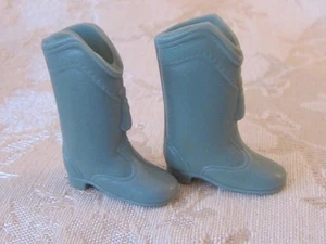 BOTAS MAJORETTE VINTAGE ORIGINALES GRIS AZUL AÑOS 60 JAPÓN - Imagen 1 de 3