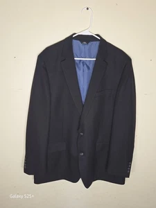 Blazer Haggar The Active Series su misura nero 48R - Foto 1 di 5