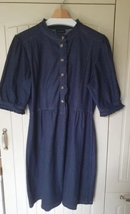 Vive Maria ARIZONA Dress Kleid Jeans DENIM halbarm Country Gr XL TOP Zustand - Bild 1 von 4
