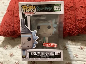 RICK CON SOMBRERO EMBUDO FUNKO POP! 959; RICK & MORTY, EXCLUSIVO DE TARGET, EXC. ESTADO - Imagen 1 de 7