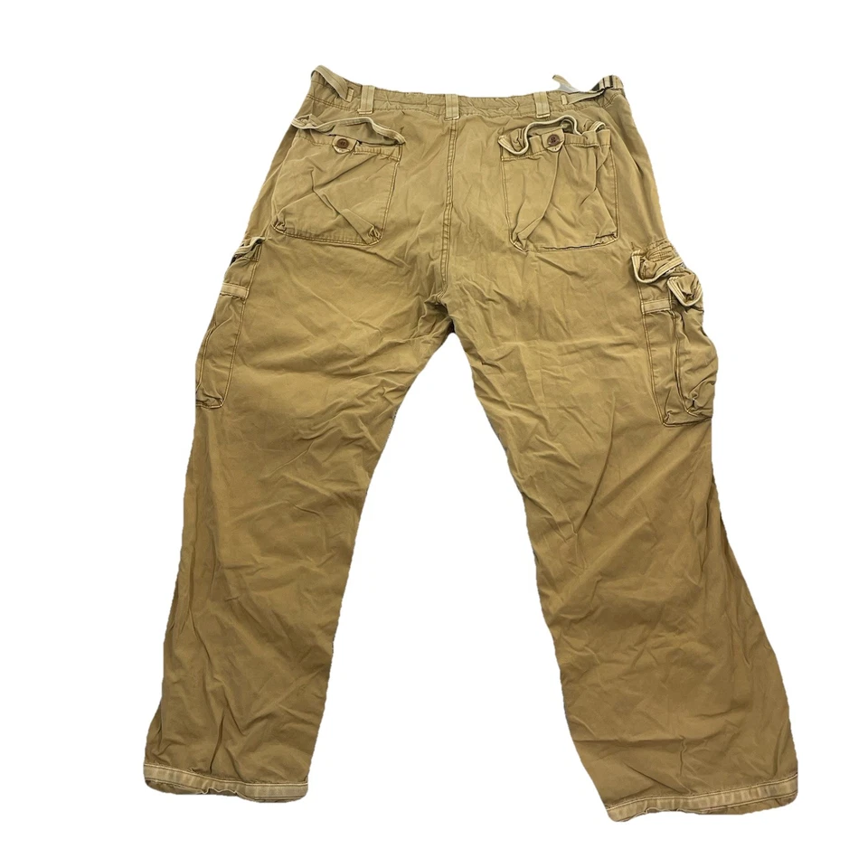Polo Jeans Ralph Lauren Men Cargo Pants Size 40 x 32" Inseam Pockets FLAWS D32 - Image 1 of 4