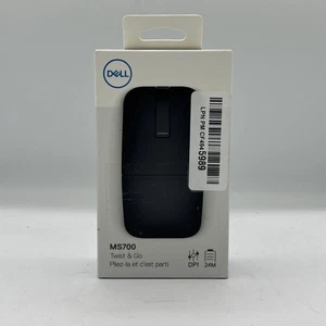 NEW Dell MS700 Bluetooth Travel Mouse Wireless 4000 DPI - Black - Bild 1 von 3