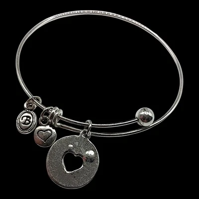 Brazalete Brighton Sisters Forever Pulsera Ampliable Tono Plata Dije De Colección  Foto 1 de 4