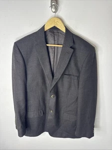 Austin Reed Blazer 42R Men’s 100% Wool Brown Gray Houndstooth Sport Coat - Picture 1 of 8