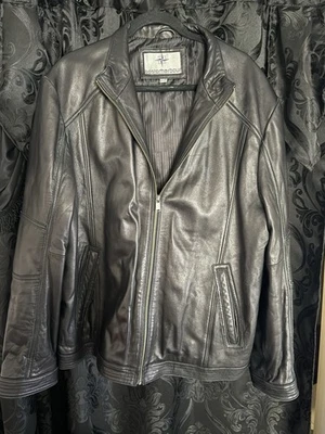 Y2K Boston Harbour Leather Jacket Men’s XXL - Image 1 of 4