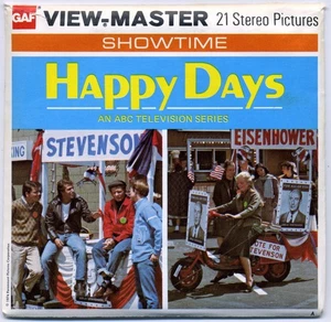 Happy Days 1974 ABC TV Series GAF View-Master Packet B-586 FULL COLOR Exc. Cond. - Bild 1 von 2