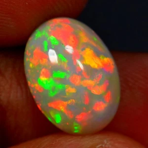 4.11Ct Lovely 3D Multi-Color Flash 100 % Natural Welo Solid Opal - Bild 1 von 1