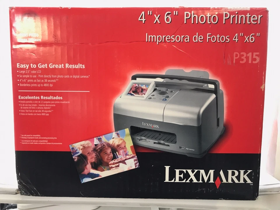 Lexmark P 315 Color Inkjet Photo Printer 20C0285 - Image 1 of 1