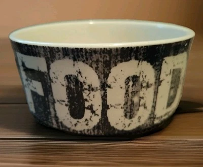 Petrageous Designs Vintage Style Stoneware 6in Wide, 3.5 Cups, Dog Cat Food Bowl - Image 1 of 4