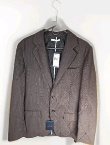Giacca tuta blazer Marc Ecko taglio e cucito uomo media nuova con etichette stile ME06363 - Foto 1 di 16
