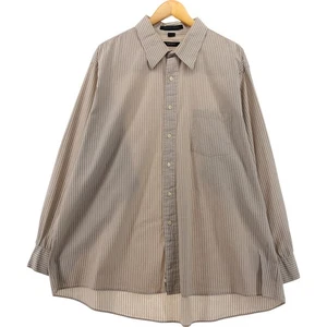 Vintage DKNY long-sleeved cotton striped shirt men's size XXL - Picture 1 of 5