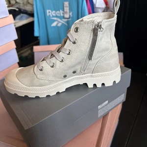 Palladium Pampa Zip Desertwash Start White / Women's Size 5.5 - Picture 1 of 5
