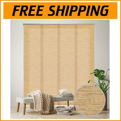 Persianas de panel inalámbricas con filtro de luz para habitaciones - Personalizables a 96" de altura Foto 1 de 4