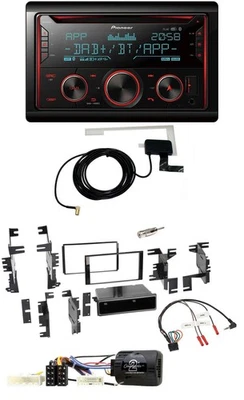 Pioneer 2DIN Lenkrad DAB USB CD Bluetooth Autoradio für Nissan Cube ab 2009 Fron - Bild 1 von 4