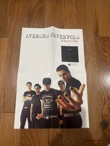Super Rare Avenged Sevenfold Waking The Fallen Promo Poster 11x14 M Shadows - Picture 1 of 5