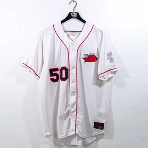 Camiseta de béisbol de ligas menores de béisbol de los Cardenales de Nueva Jersey 52 firmada por Sid Monge - Imagen 1 de 18