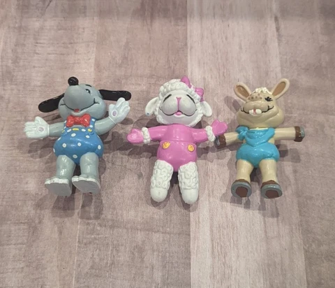 Vintage Shari Lewis Baby Lamb Chop & Friends Bend Ems Charlie Horse Hush Puppy Cover