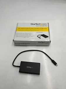StarTech USB-C Multiport Adapter with 4K HDMI 2x USB-A Port DKT30CHPD Black - Photo 1/7