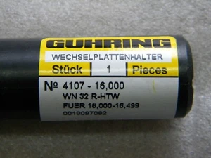 Gühring, broca intercambiable T800 No 4107-16.00 (3xD) para 16.000-16.499 mm - Imagen 1 de 3