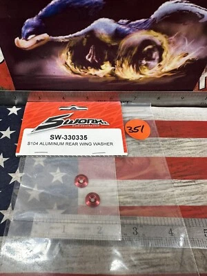 SWORKZ SW-330335 S104 ALUMINIUMREAR WINR WASHE for: (RC-WillPower) S12 S104 EK1 - Image 1 of 4