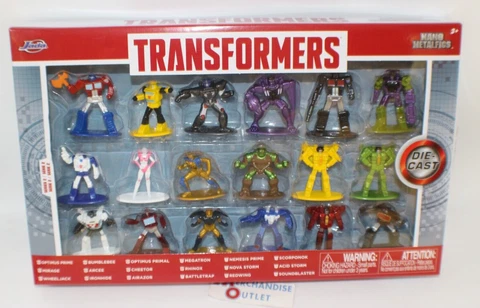 Transformers 1.65" 18-Pack Nano Metalfigs, Series 2 Cover