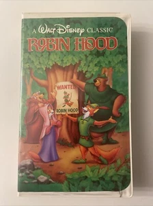 Robin Hood VHS Disney Clamshell Masterpiece - Picture 1 of 3