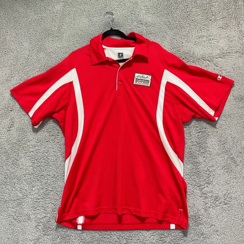 Dale Earnhardt Chip Ganassi Racing Chevrolet Men's Sz Extra Large Red Polo Shirt Cover