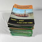 Vtg Traction & Models Magazine Lot of 110 Railroad Trains Trolley Reference Book