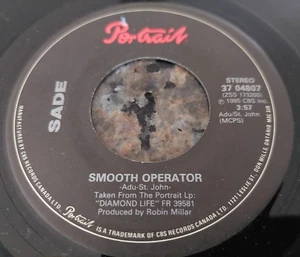 SADE 45 " Smooth Operator / Spirit " PORTRAIT Canada 1984' - Picture 1 of 2