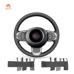 MEWANT DIY Artificial Leather Steering Wheel Cover for Fiat 500 2016-2021 / 500C - Imagen 1 de 10