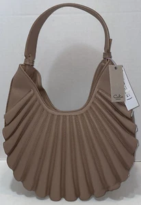 Colin Collection Purse Shoulder Bag Clam Shell Design (New With Tags) Sienna Tan - Picture 1 of 14