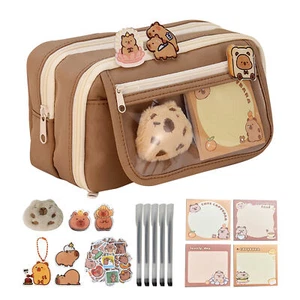 Estuche para Lápices Capibara Estampado Capibara Extravagante Divertido Lindo Estuche para Lápices Kit de Papelería - Imagen 1 de 12