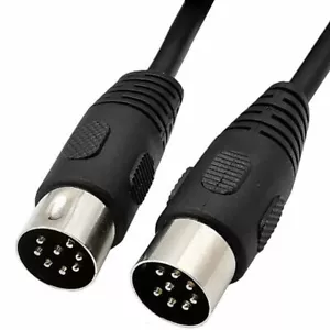 8Pin Din Male Audio a 8Pin Din Macho Plug Jack 1.5M / 0.5M Cable de alambre del conector - Imagen 1 de 3