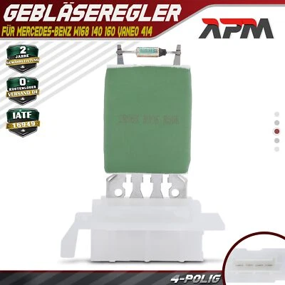 Gebläseregler Vorwiderstand Steuergerät für Mercedes A-Klasse W168 160 Vaneo 414 - Bild 1 von 4