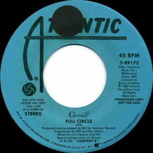 COMPANY B Full Circle (1987 U.S. Double Side A Promo 7inch) - Bild 1 von 3