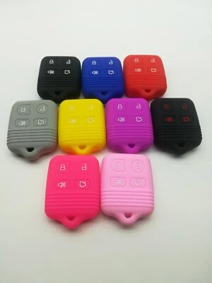 Cubierta de llave de goma para Ford Escape Escort Expedition Explorer Focus Fusion Lincoln Foto 1 de 2