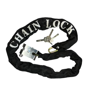 Chaîne Serrure Verrouillage/Cadenas Blindé/Renforcé Moto Vélo Kettenschloss 3 - Imagen 1 de 3