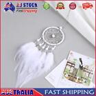 Handmade Dream Catcher With Feather Wall Car Home Hanging Decor White Au
