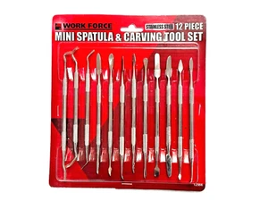 12 Pc Spatula Carving Tool Set Double Ended Art Painting Carve Pottery Ceramics - Picture 1 of 10